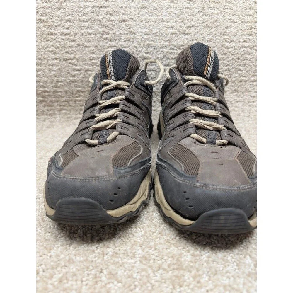 Skechers Afterburn 50125 Men’s Sneakers Size 14 Black Memory Foam Athletic Shoes